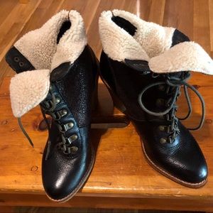 Sam Edelman high-heeled boots. EUC.